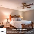 Uxcell 13 Inch Ceiling Fan Pull Chain Extender Sets 6 Pcs Beaded Ball With Decorative Light Bulb And Cord For Lamps Black