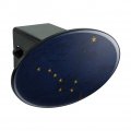 Rustic Alaska State Flag Distressed Usa Oval Tow Trailer Hitch Cover Plug Insert 