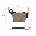 For Rear Brake Pads Ktm 54813090300 Motorcycle Mod-ztf1-17417