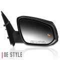 Auto Dynasty To1321350 Factory Style Passenger Right Side Mirror Manual Folding Power Adjust Heated Glass Turn Signal Blind