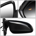 Auto Dynasty To1321350 Factory Style Passenger Right Side Mirror Manual Folding Power Adjust Heated Glass Turn Signal Blind