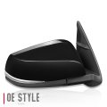 Auto Dynasty To1321350 Factory Style Passenger Right Side Mirror Manual Folding Power Adjust Heated Glass Turn Signal Blind