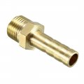 Uxcell Brass Barb Hose Fitting Connector Adapter 6mm Barbed X G1 8 Male Pipe 5pcs