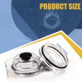 Gtpartes Pair 2-7 8 Oil Bath Cap 21-35 Compatible With Trailer Axle Dexter 6k 7k 8000 8-286 8-285 8-219
