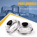 Gtpartes Pair 2-7 8 Oil Bath Cap 21-35 Compatible With Trailer Axle Dexter 6k 7k 8000 8-286 8-285 8-219