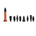 Diy Paintless Dent Removal Tool Repair Knockdown Tap Down Hail W 9 Heads For Auto 
