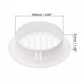 Uxcell Round Vent Cover Pp Plastic Detachable Air Exhaust Louver For 4 3 Diameter Hole 2pcs