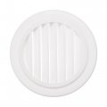 Uxcell Round Vent Cover Pp Plastic Detachable Air Exhaust Louver For 4 3 Diameter Hole 2pcs