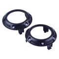Beler 2pcs Left Right Front Fog Light Lamp Cover Frame Fit For Mitsubishi Outlander 2007-2009 6400a739