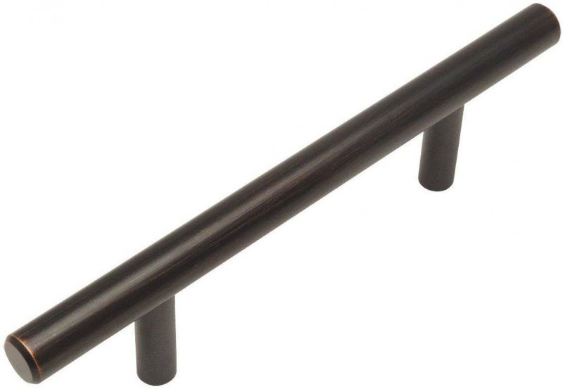 Cosmas 25 Pack 404-96orb Oil Rubbed Bronze Solid Steel Construction 3 8 Inch Slim Line Euro Style Cabinet Hardware Bar Pull 3-3