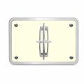 Ipick Image Made For Lincoln 3d Logo Night Glow Luminescent Billet Aluminum 2 Inch Tow Hitch Cover