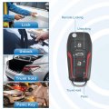 X Autohaux 4 Button Car Keyless Entry Remote Control Replacement Key Fob Proximity Smart Cwtwb1u331 For Ford Explorer 2002-2010