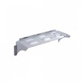 United Pacific 10529 Stainless Steel 6 Inch X 4 Rectangular Headlight Curved Visor Louvers 