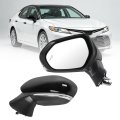 Left Driver Side Mirror For Toyota Camry 2018-2024 7 Pins 