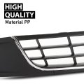 Front Bumper Lower Grille And Fog Light Bezel For Volkswagen Jetta Sedan 2011 2014 Black Polypropylene Replacement Part