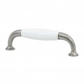 Rok 5 Pack Hardware 3-3 4 96mm Hole Sumo Arch Style Brushed Nickel White Kitchen Dresser Cabinet Pull Handle 4-3 8 111mm 
