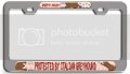 Italian Greyhound Dogs Protected By 3d Metal License Plate Frame Universal Fit For Auto Suv And Truck Tag Holder 12 In X 6 