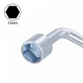 Uxcell 13mm Metric L Shaped Angled Open Hex 6 Point Socket Wrench Single Ended
