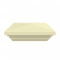 Barrette Outdoor Living 73044952 New England Post Top Vinyl Rail Sand 