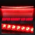 Full Led Red Housing Rear Trunk Center High Mount 3rd Third Tail Brake Light Lamp Compatible With Cadillac Dts 06-11