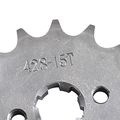 17mm 428 15t Engine Sprocket For Dirt Pit Bike 15 Teeth Chain 0 7in Centre Hole And 1 2in To 50cc 125cc Motorcycle Scooter Atv 