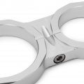 Sfriding 1 3 4 X 2 Aluminum Shock Reservoir Mounting Clamps Set Of Silver