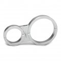 Sfriding 1 3 4 X 2 Aluminum Shock Reservoir Mounting Clamps Set Of Silver