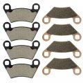 Caltric 2x Front And Rear Brake Pads Compatible With Polaris Sportsman 570 X2 Eps 2015-2016 2018-2021