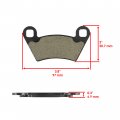 Caltric 2x Front And Rear Brake Pads Compatible With Polaris Sportsman 570 X2 Eps 2015-2016 2018-2021