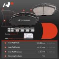 A-premium Front Ceramic Disc Brake Pads Set Compatible With Toyota Prius 2012 2014-2019 Yaris 2006-2018 C 12-19 Prime 2017