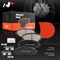 A-premium Front Ceramic Disc Brake Pads Set Compatible With Toyota Prius 2012 2014-2019 Yaris 2006-2018 C 12-19 Prime 2017