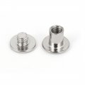 Uxcell 5x6mm Photo Albums Scrapbook Metal Binding Screw Post Silver Tone 500 Pcs