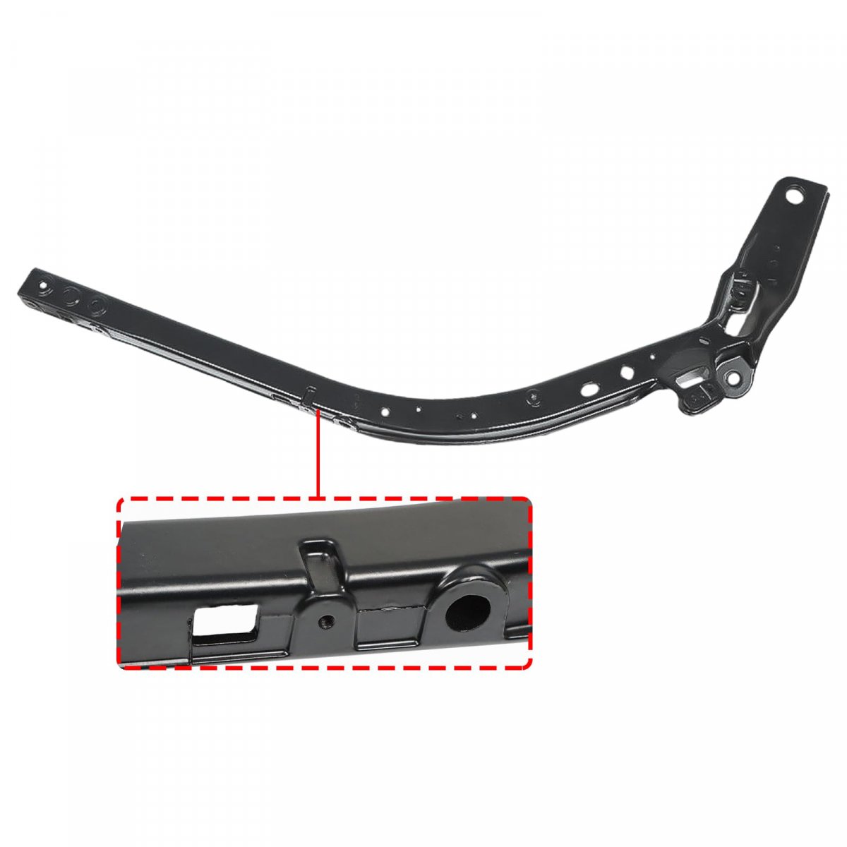 Carbhub Front Upper Radiator Support Tie Bar Right Light Fit For 2020-22 Ford Explorer Police Interceptor Utility Replace