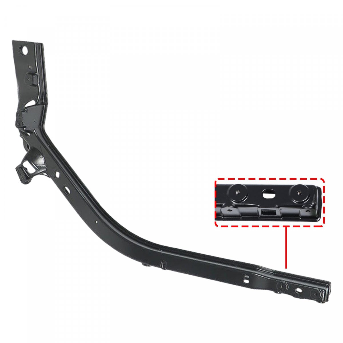 Carbhub Front Upper Radiator Support Tie Bar Right Light Fit For 2020-22 Ford Explorer Police Interceptor Utility Replace