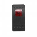 5pcs 12v 20a Red Led Rocker Switch On-off 4 Pins Toggle Waterproof For Arb Carling 4x4 Caravan Camper Dashboard 