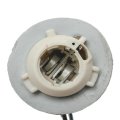 License Light Socket For Mercury Cougar 1990 1995 White Wire Lead Terminal Snap Fit Round Connector Replacement E1fz13234a 