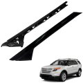 Left Side Windshield A-pillar Molding Trim 2pcs Black Kit Replacement For 2011-2019 Explorer 926-450 Bb5z7803137aa 