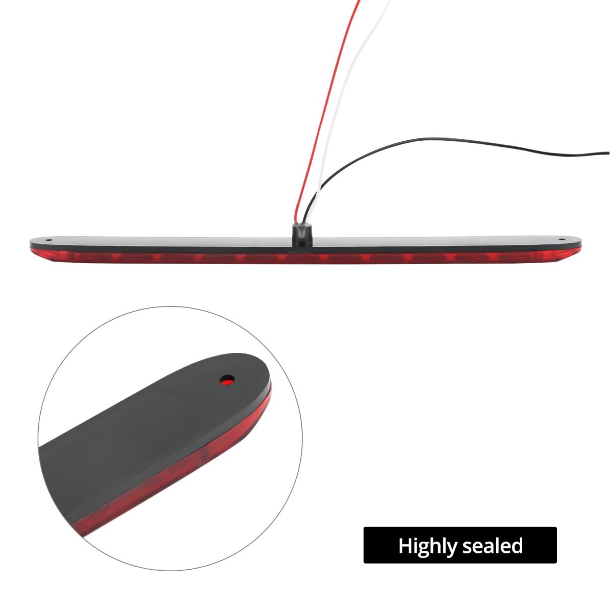 2 Pack Led Red Trailer Brake Tail Light 11 Leds For 12v Boats Trucks Trailers