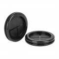 X Autohaux 15pcs 50mm Rubber Grommet Eyelet Ring Gasket Double Side O Electric Cable Protector Black For Car