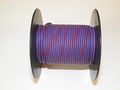 Violet Red Striped 18 Ga Awg Gxl Wire 100 Spool For Automotive Truck Motorcycle Rv General Purpose Copper 94 O D Abrasion 