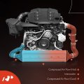 A-premium Turbo Intercooler Compatible With Volkswagen Jetta 2003-2005 Golf 2003-2006 1 8l 9l Turbocharged
