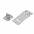 Uxcell Door Gate Shed Padlock 2 Inch Length Stainless Steel Swivel Hasp Staple Pcs