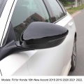 Rifoda For Accord Full Coverage Side Rearview Mirror Cover Trims Abs Plastic Material Decoration Fit Honda 10th Gen 2018 2019