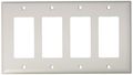 Pass Seymour Tp264wcc10 Gang 4 Decorator Opening Nylon Wall Plate White 