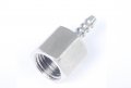 Ltwfitting Bar Production Stainless Steel 316 Barb Fitting Coupler 8 Hose Id X 1 4 Female Npt Air Fuel Water Pack Of 25 
