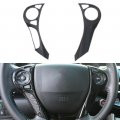 Boyous 2pcs Abs Steering Wheel Molding Trim Sticker Cover Auto Accessories Interior Decoration For Honda Accord 9th Gen 2013