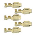 Wire Terminals Brass 16 14 Ga Gauge Gm 56 Series Female Slide Alx Pau Si Hp7110 Cla1 5 Pieces Black Standard Style 