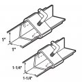 Prime-line U 11310 Bed Frame Rail Clamp Kit Fits 1 In And 1-1 4 Frames Steel Construction Zinc Plated 2 Sets