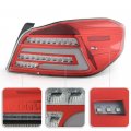 Acanii For 2015-2019 Subaru Wrx Wrx Sti Red Special Edition Full Led Tube Tail Lights Brake Lamps Driver Passenger