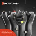 A-premium Engine Intake Manifold W Sensor Bolts Seals Dohc 4cyl 2 4l Fits Chevy Gmc Buick 10-17 Equinox Impala Malibu Captiva